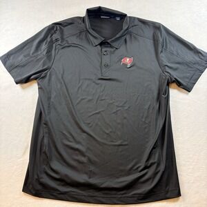 Tampa Bay Buccaneers Polo Mens XL Cutter & Buck Prospect Featherlight Golf Shirt